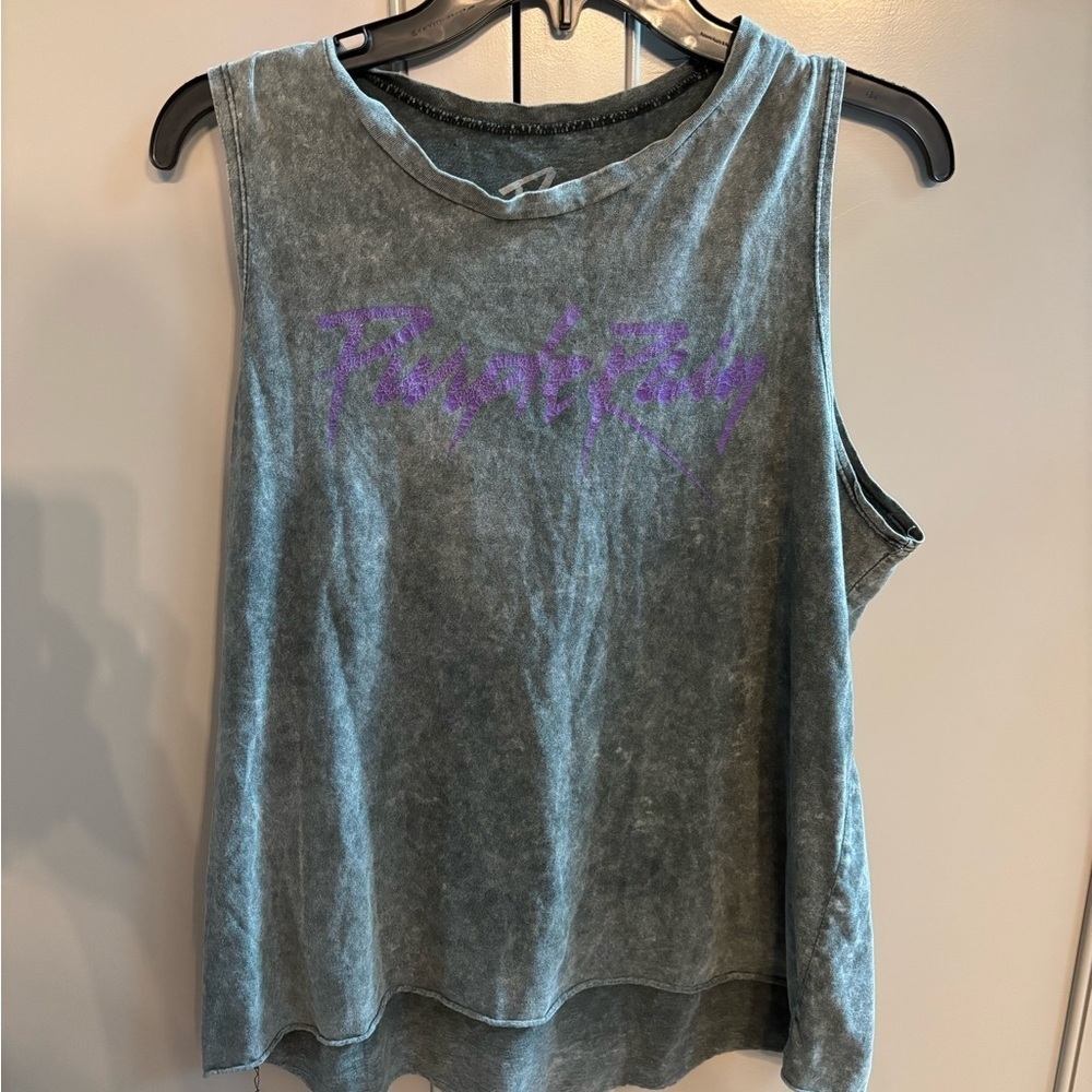 Purple Rain Prince Sleeveless Top sz Lg